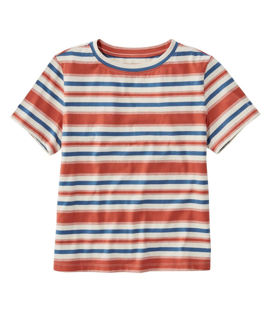 Women's Signature Rangeley Cotton Tee, Boxy | Tees & Knit Tops at L.L.Bean