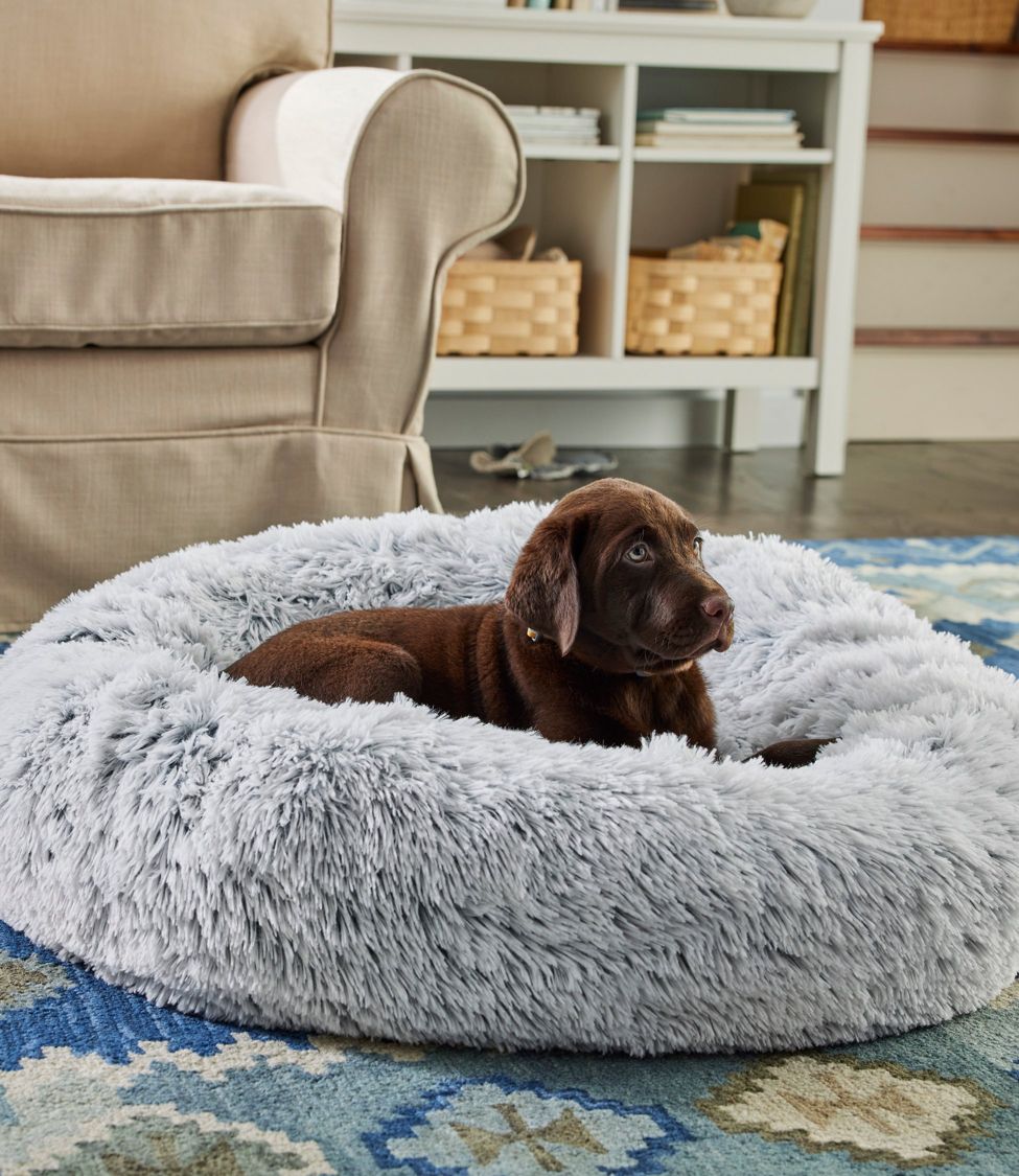 Dog plush bed sale