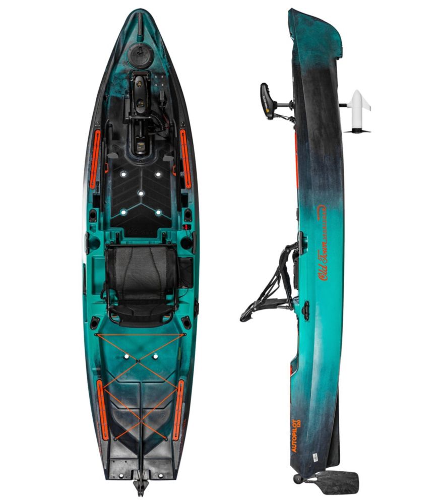 Old Town Sportsman Auto Pilot Motorized Kayak 120 Kayaks at L.L.Bean