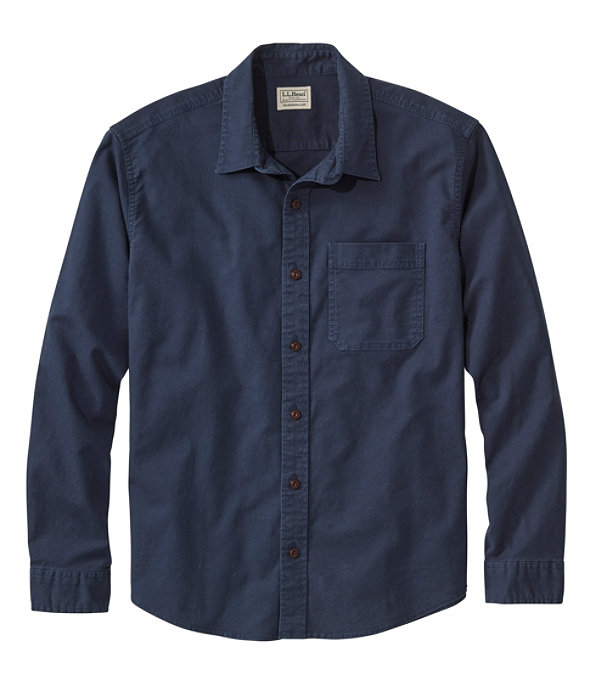 BeanFlex Twill Work Shirt, Carbon Navy, large image number 0