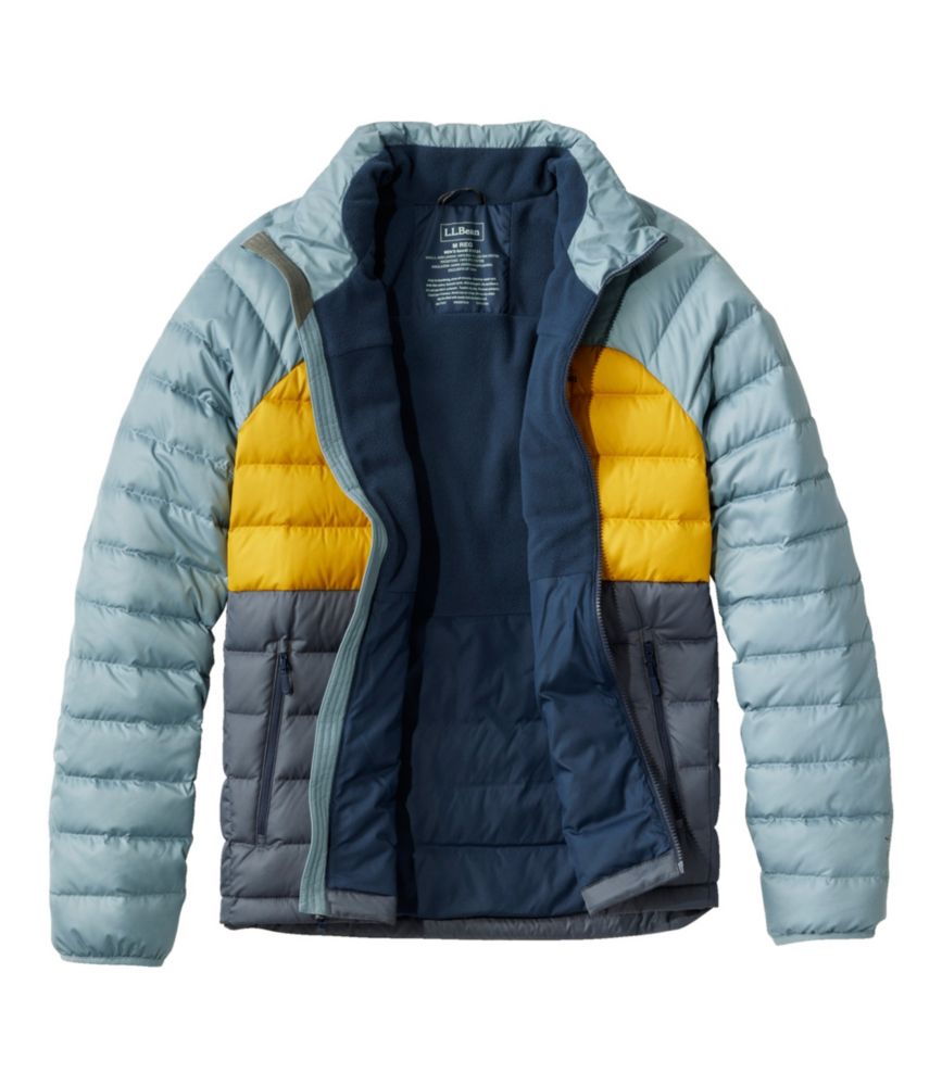 Men's Bean's Down Jacket, Colorblock