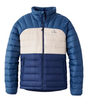 Men's Bean's Down Jacket, Colorblock