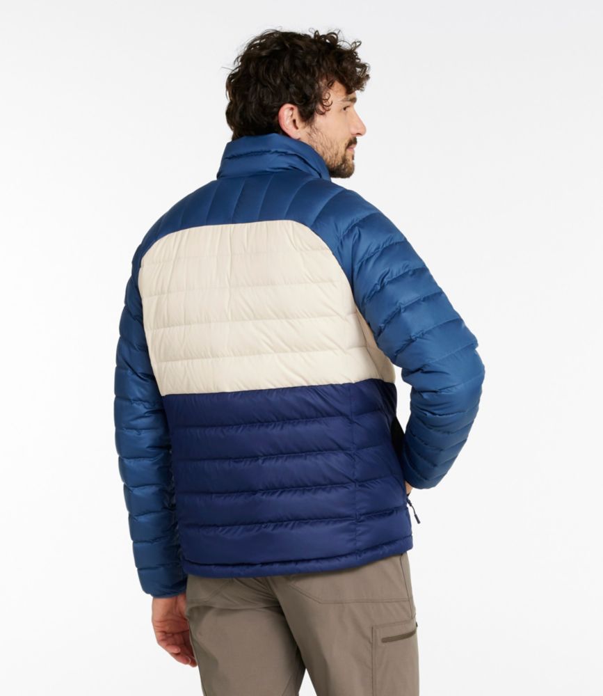 Men's Bean's Down Jacket, Colorblock