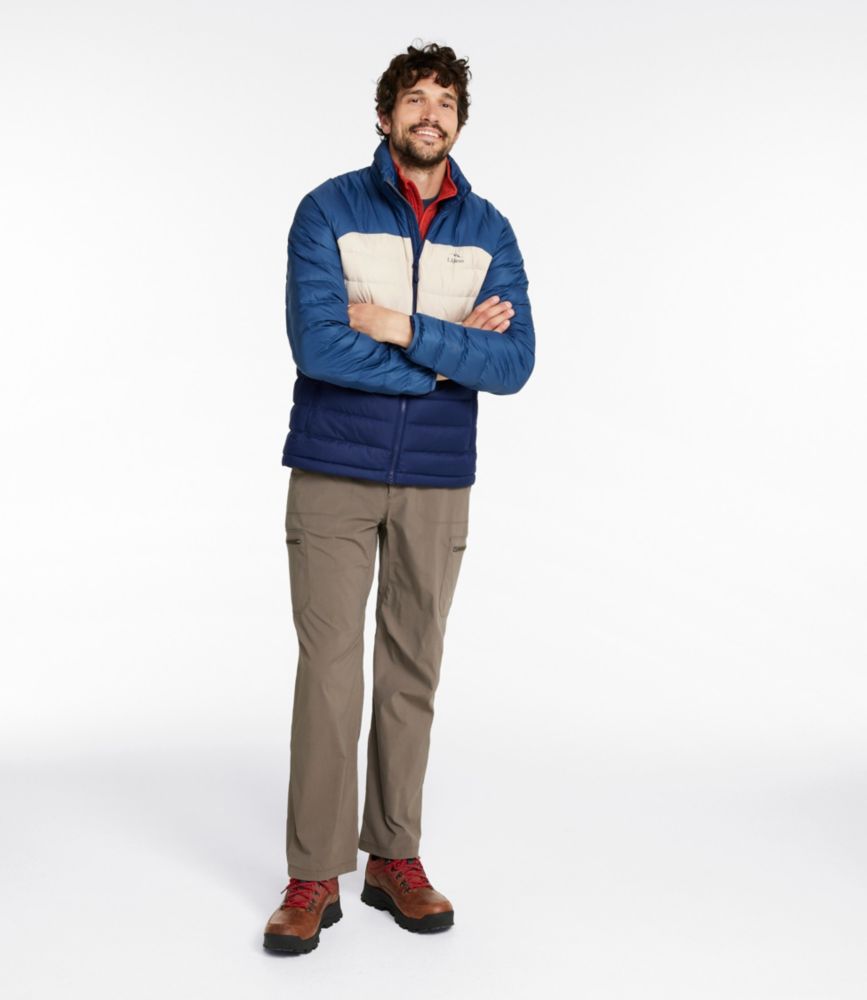 Men's Bean's Down Jacket, Colorblock