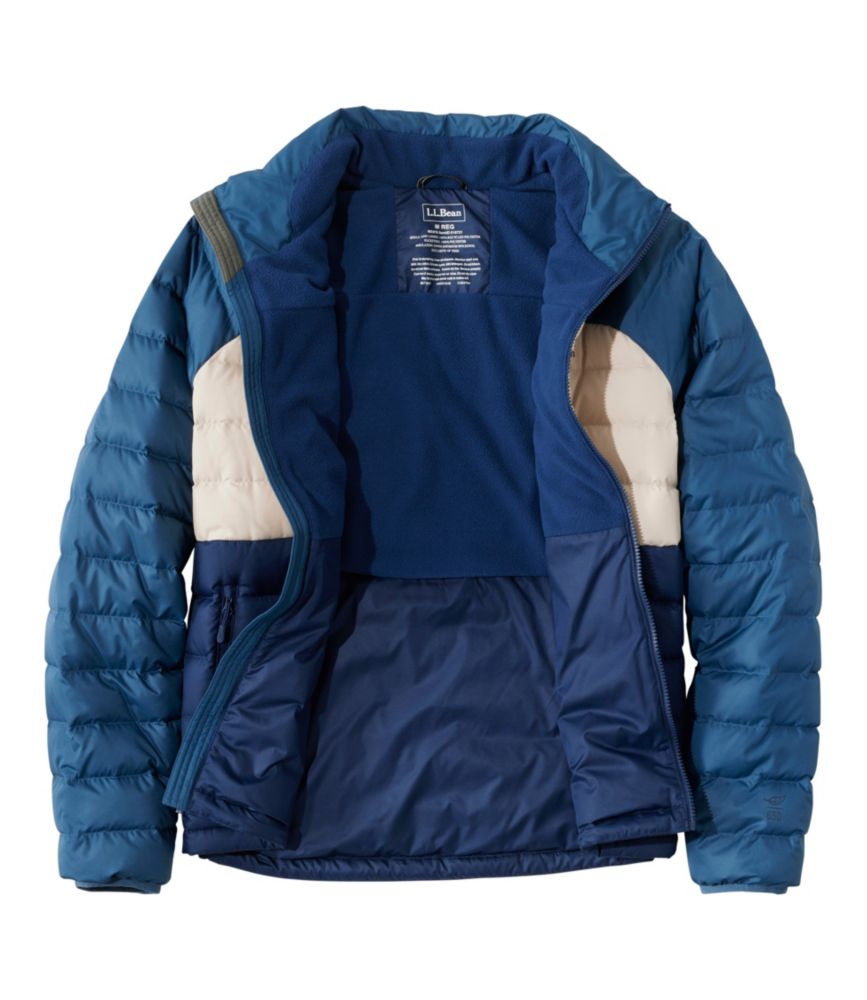 Men's Bean's Down Jacket, Colorblock