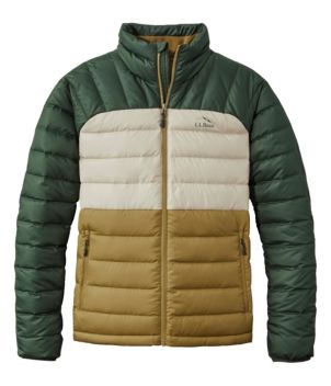 Men's Bean's Down Jacket, Colorblock