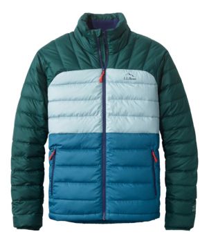 Men's Bean's Down Jacket, Colorblock