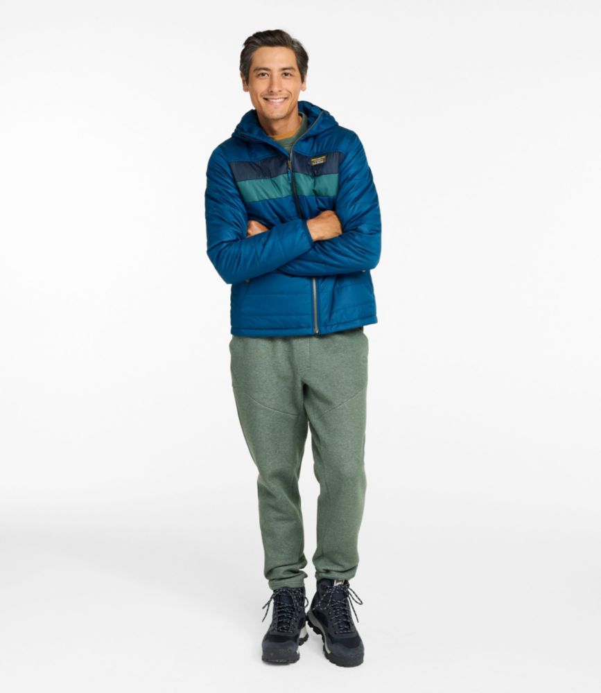 Men's Mountain Classic Puffer Hooded Jacket, Colorblock
