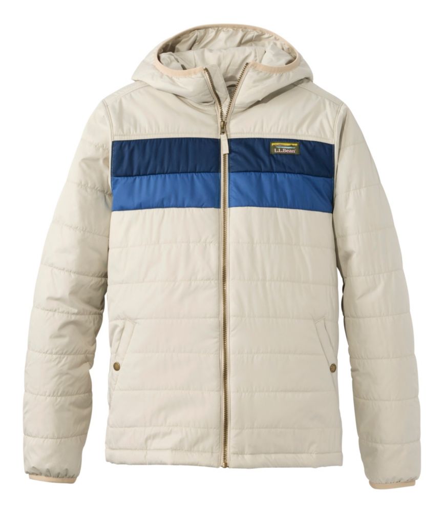 Men's Mountain Classic Puffer Hooded Jacket, Colorblock