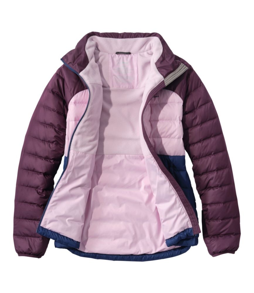 Women's Bean's Down Jacket, Colorblock