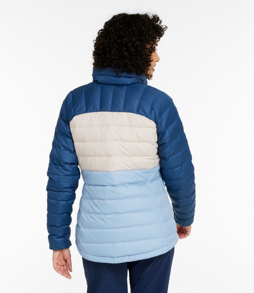 Women's Bean's Down Jacket, Colorblock