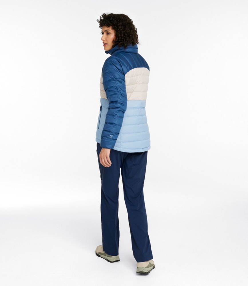 Women's Bean's Down Jacket, Colorblock