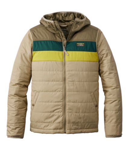 Men's Mountain Classic Down Hooded Jacket, Sherpa-Lined Kelp Green XXL, Synthetic/Nylon | L.L.Bean, Regular