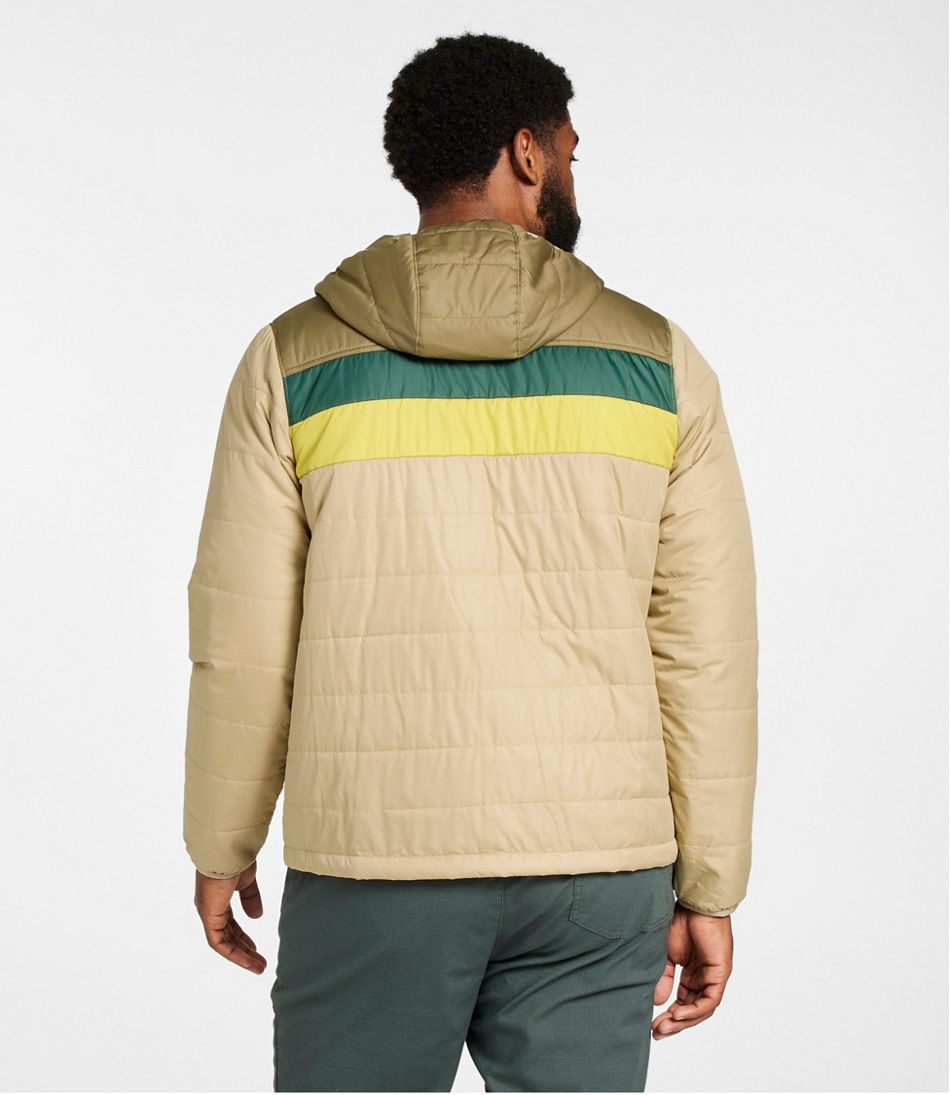 Men's Mountain Classic Puffer Hooded Jacket, Colorblock | Insulated ...