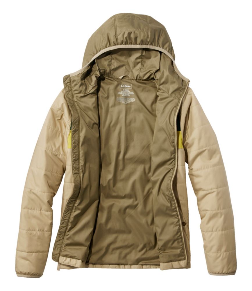 Men's Mountain Classic Puffer Hooded Jacket, Colorblock