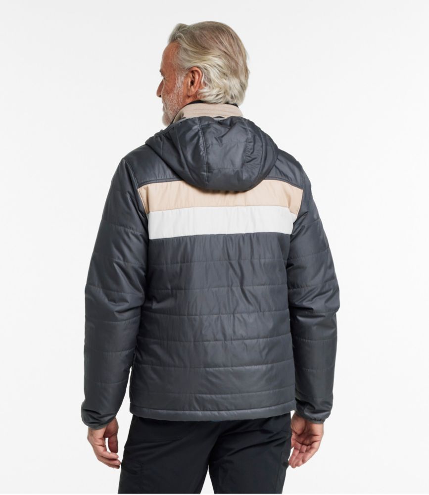 Men's Mountain Classic Puffer Hooded Jacket, Colorblock