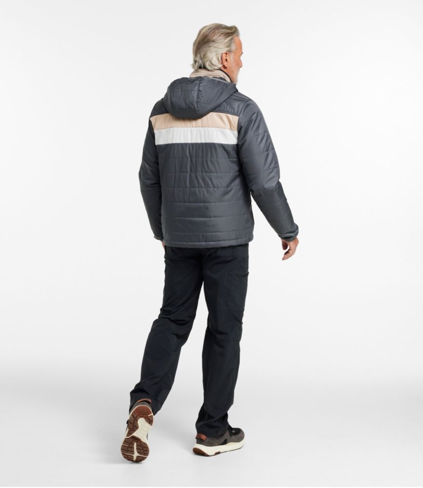 Men's Mountain Classic Puffer Hooded Jacket, Colorblock