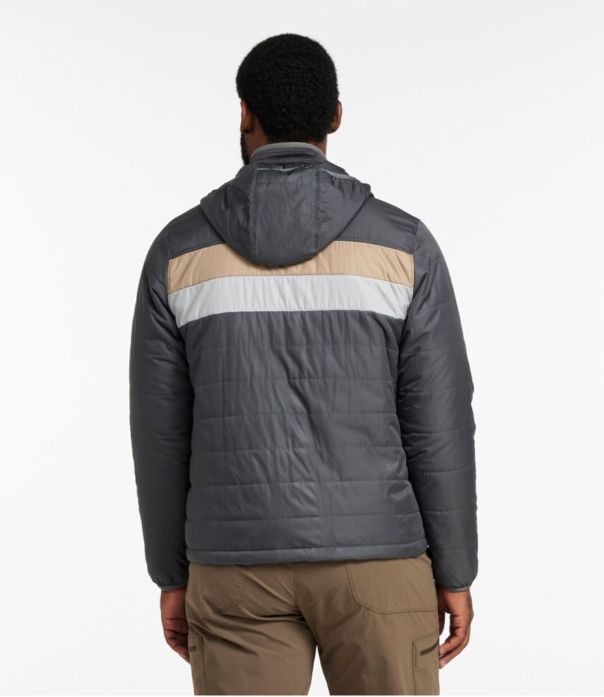 Men's Mountain Classic Puffer Hooded Jacket, Colorblock