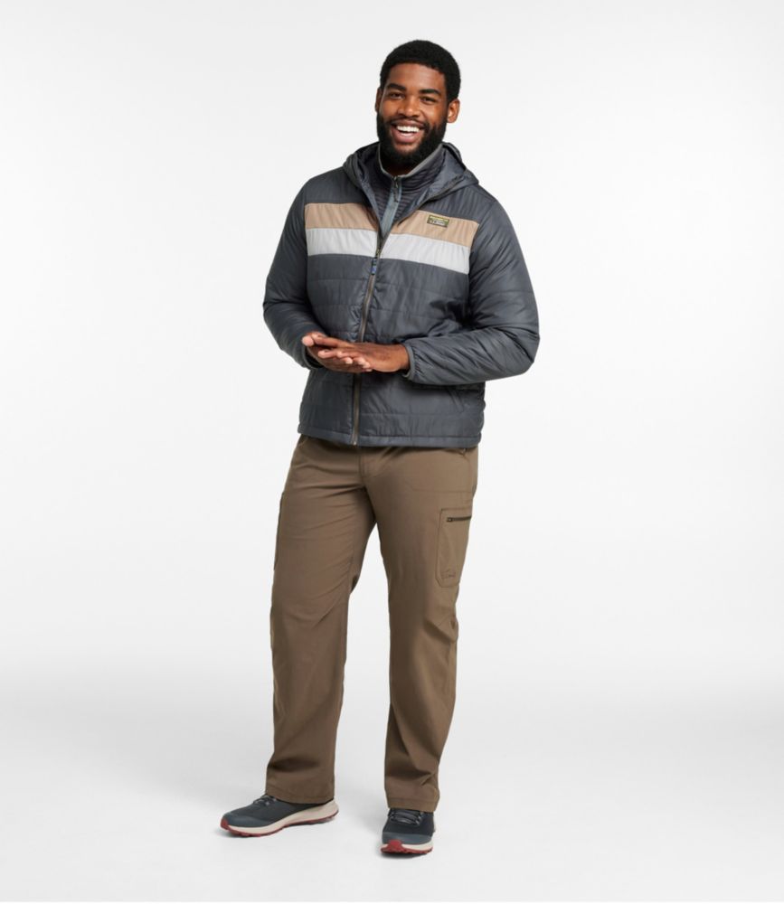 Men's Mountain Classic Puffer Hooded Jacket, Colorblock