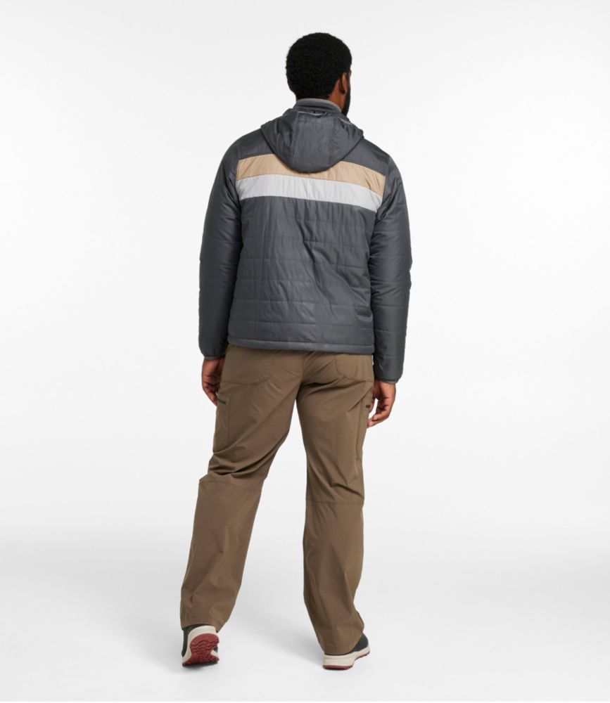 Men's Mountain Classic Puffer Hooded Jacket, Colorblock