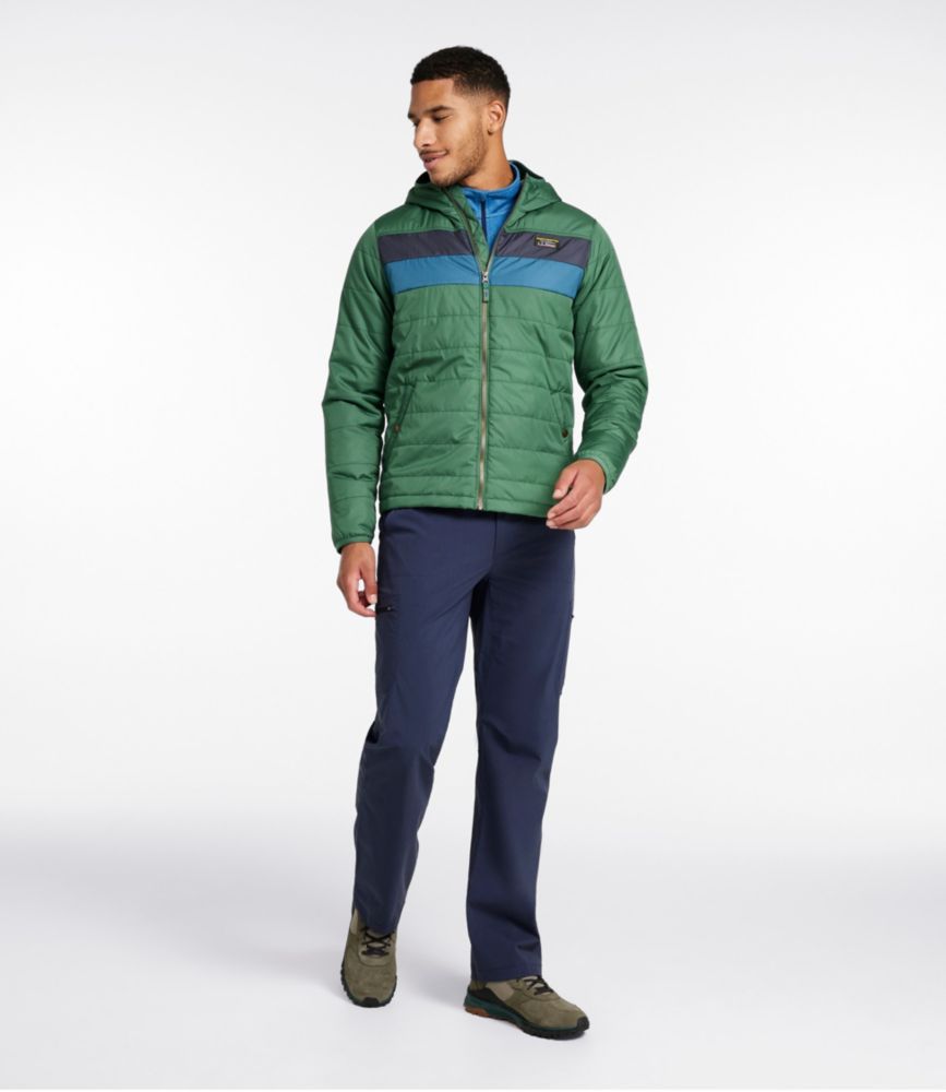 Men's Mountain Classic Puffer Hooded Jacket, Colorblock | Men's at L.L.Bean
