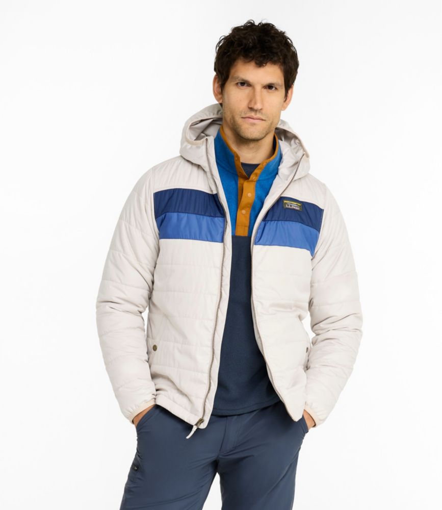 Men's Mountain Classic Puffer Hooded Jacket, Colorblock