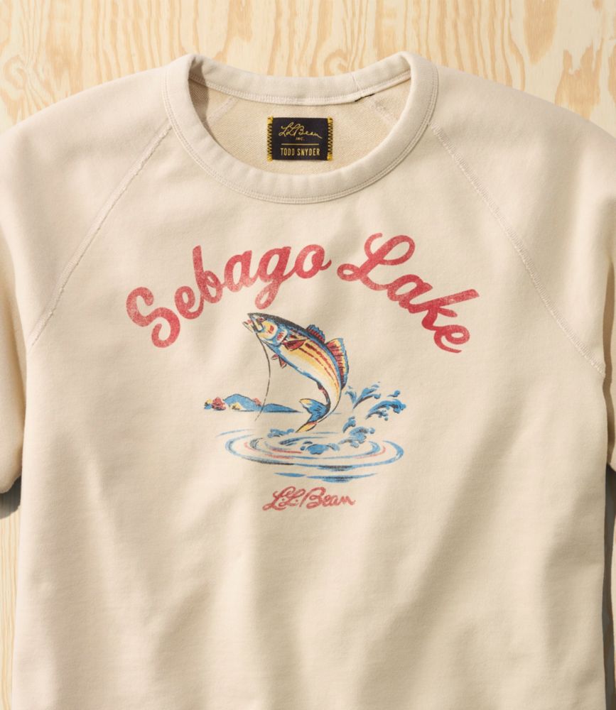 Adults' L.L.Bean x Todd Snyder Organic French Terry Sweatshirt,  Short-Sleeve | Sweatshirts u0026 Fleece at L.L.Bean