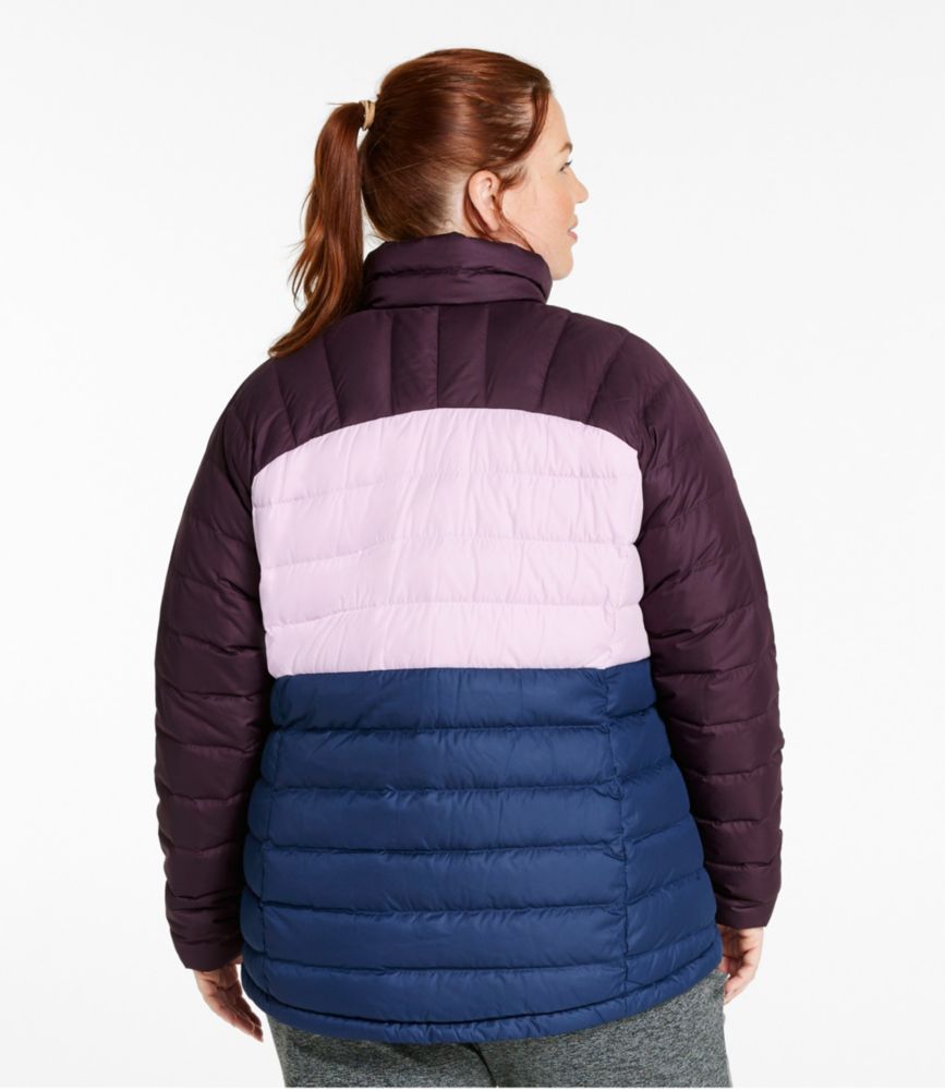 Women's Bean's Down Jacket, Colorblock
