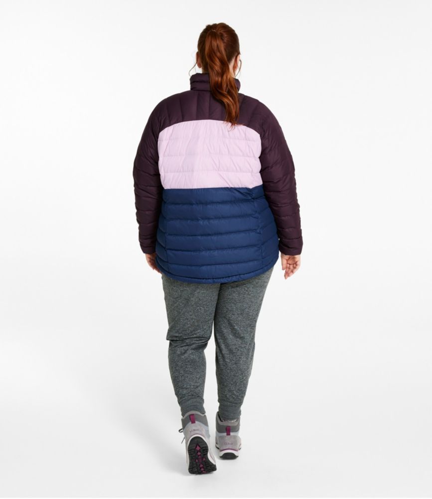Women's Bean's Down Jacket, Colorblock
