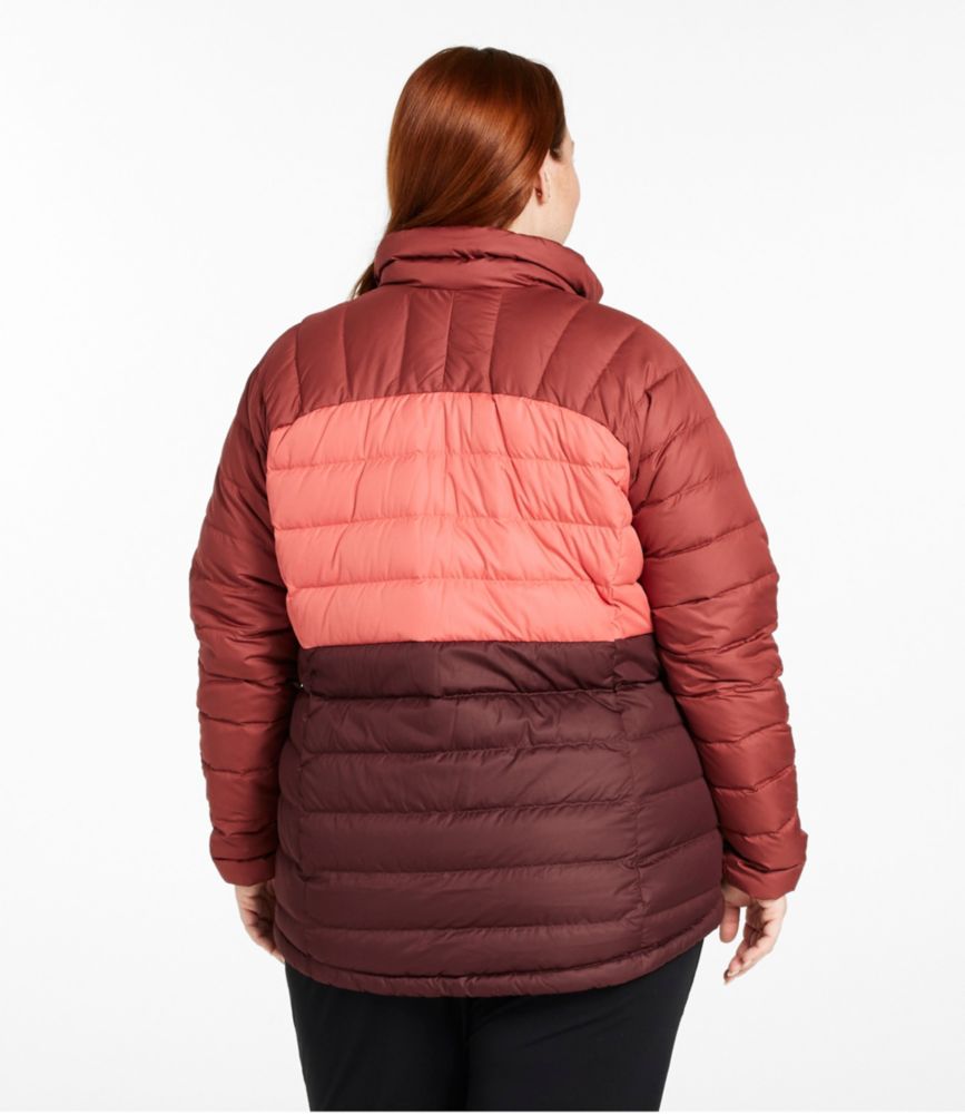 Women's Bean's Down Jacket, Colorblock