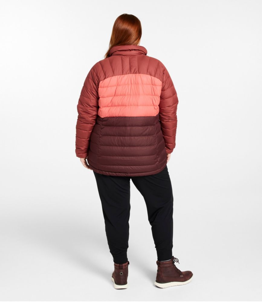 Women's Bean's Down Jacket, Colorblock
