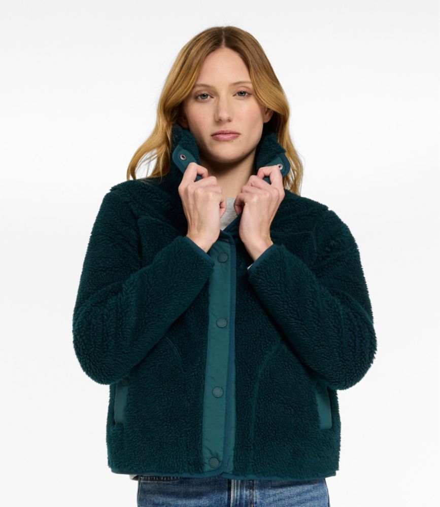 Women's Bean's Sherpa Fleece Jacket