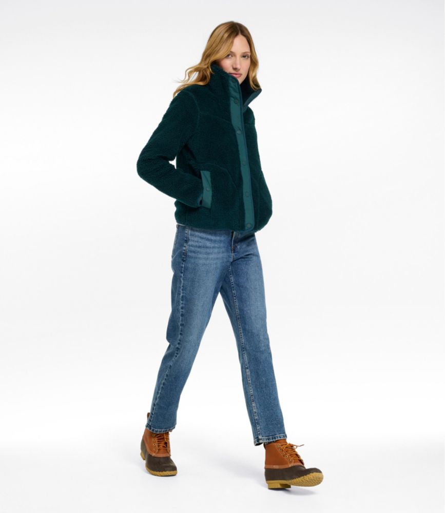 Women's Bean's Sherpa Fleece Jacket