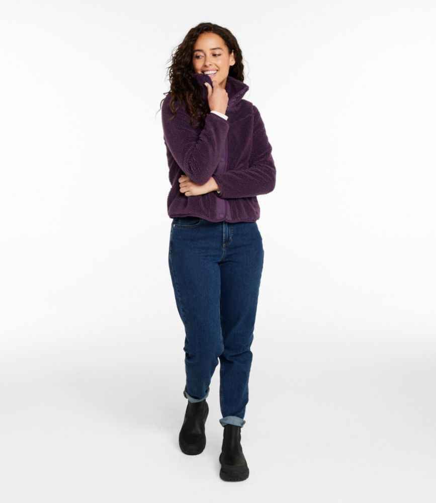 Women's Bean's Sherpa Fleece Jacket