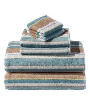 Bean's Organic Cotton Towel Set, Stripe