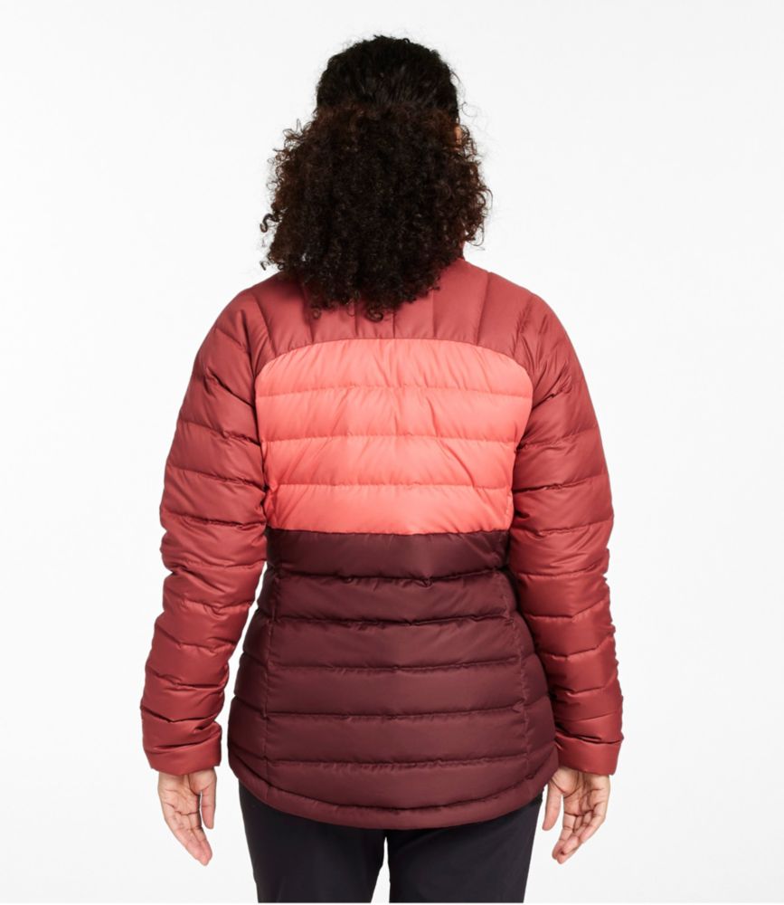 Women's Bean's Down Jacket, Colorblock