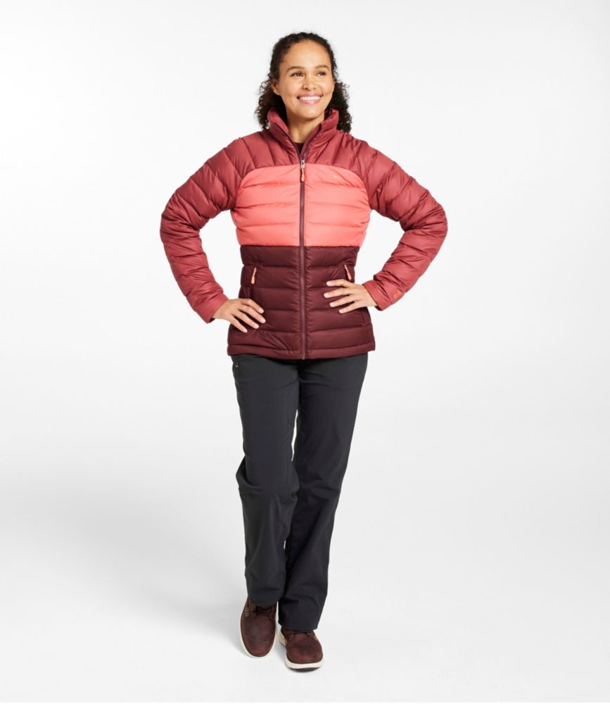 Women's Bean's Down Jacket, Colorblock