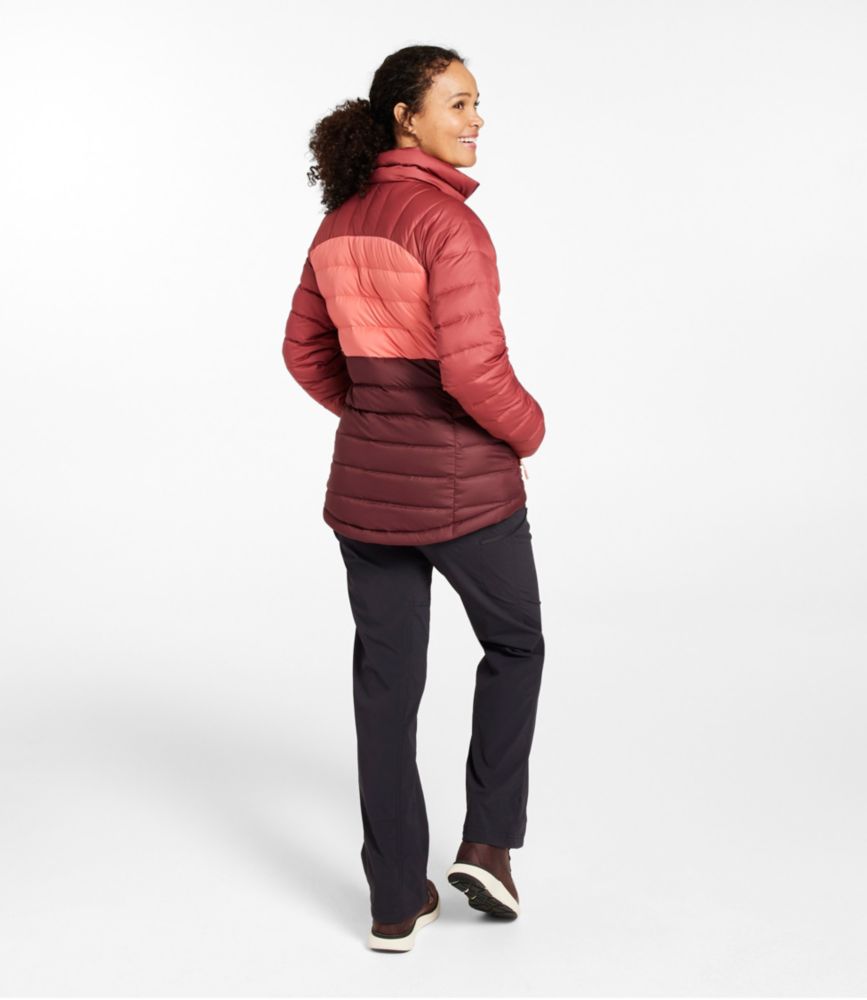 Women's Bean's Down Jacket, Colorblock