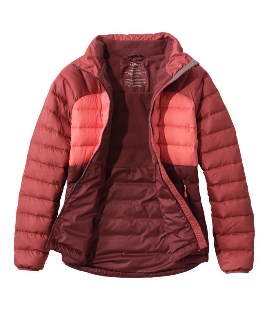 Women's Bean's Down Jacket, Colorblock