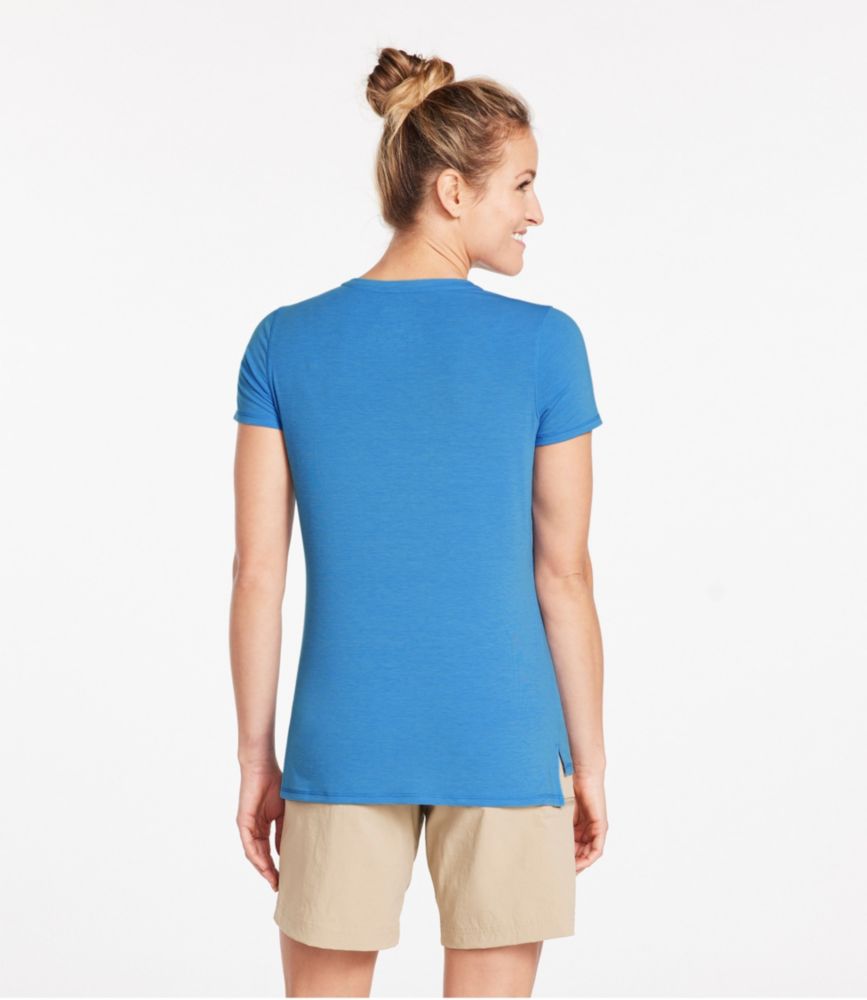 Women's Everyday SunSmart® Tee, Short-Sleeve, Blue Water, small image number 3