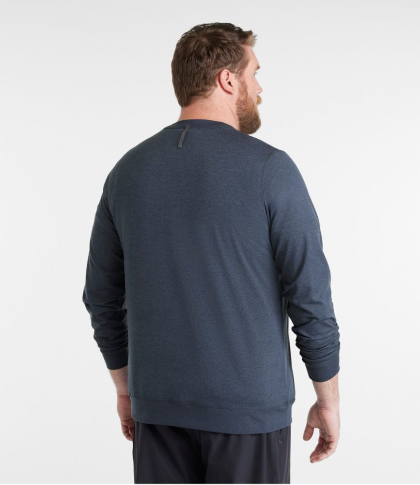 Men's VentureSoft Crewneck Shirt, Carbon Navy Marl, small image number 5