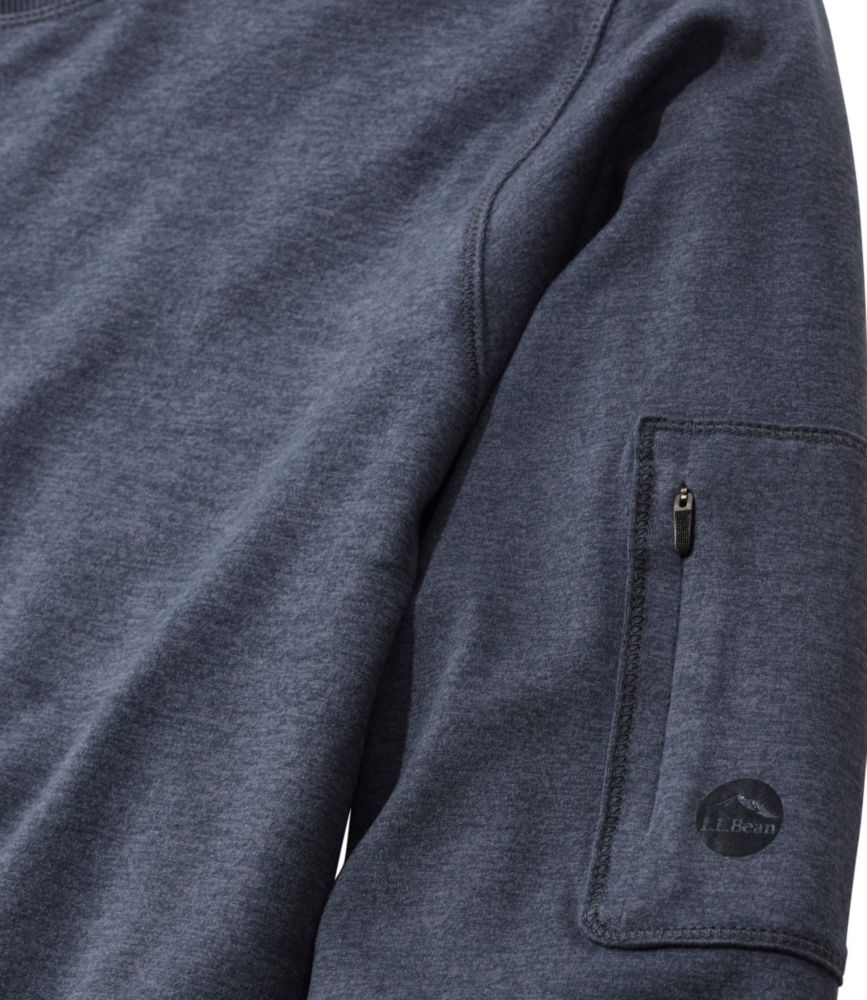 Men's VentureSoft Crewneck Shirt, Carbon Navy Marl, small image number 6