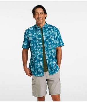 Men's Tropicwear Shirt, Short-Sleeve Print