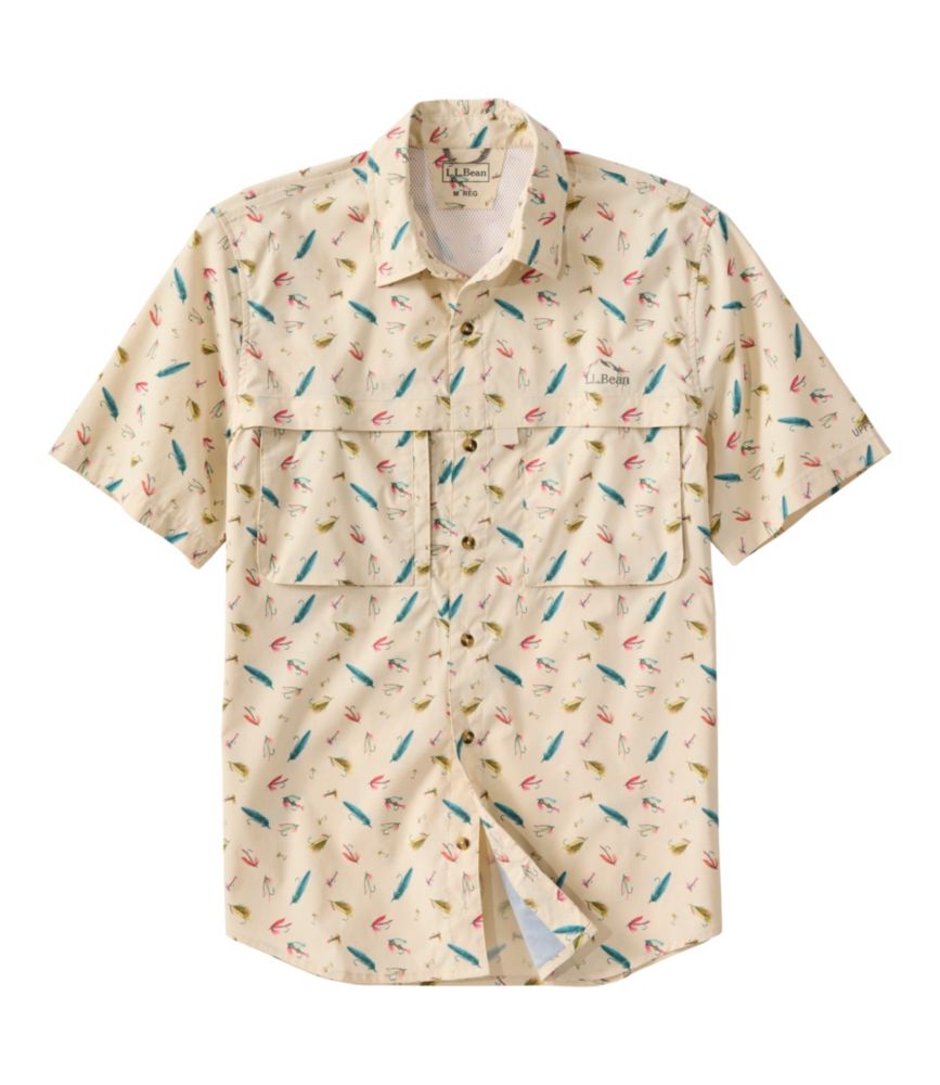 Men's Tropicwear Shirt, Short-Sleeve Print