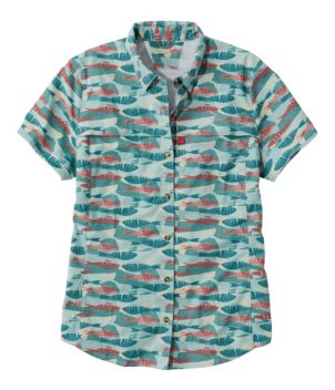 Women's Tropicwear Shirt, Short-Sleeve Print