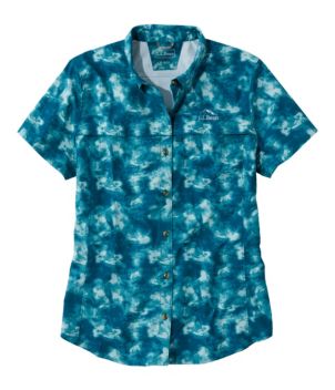 Women's Tropicwear Shirt, Short-Sleeve Print