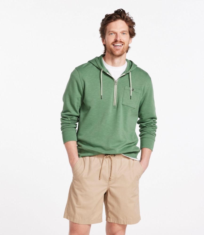 Men's Lakewashed Cotton Hoodie, Light Everglade, small image number 2