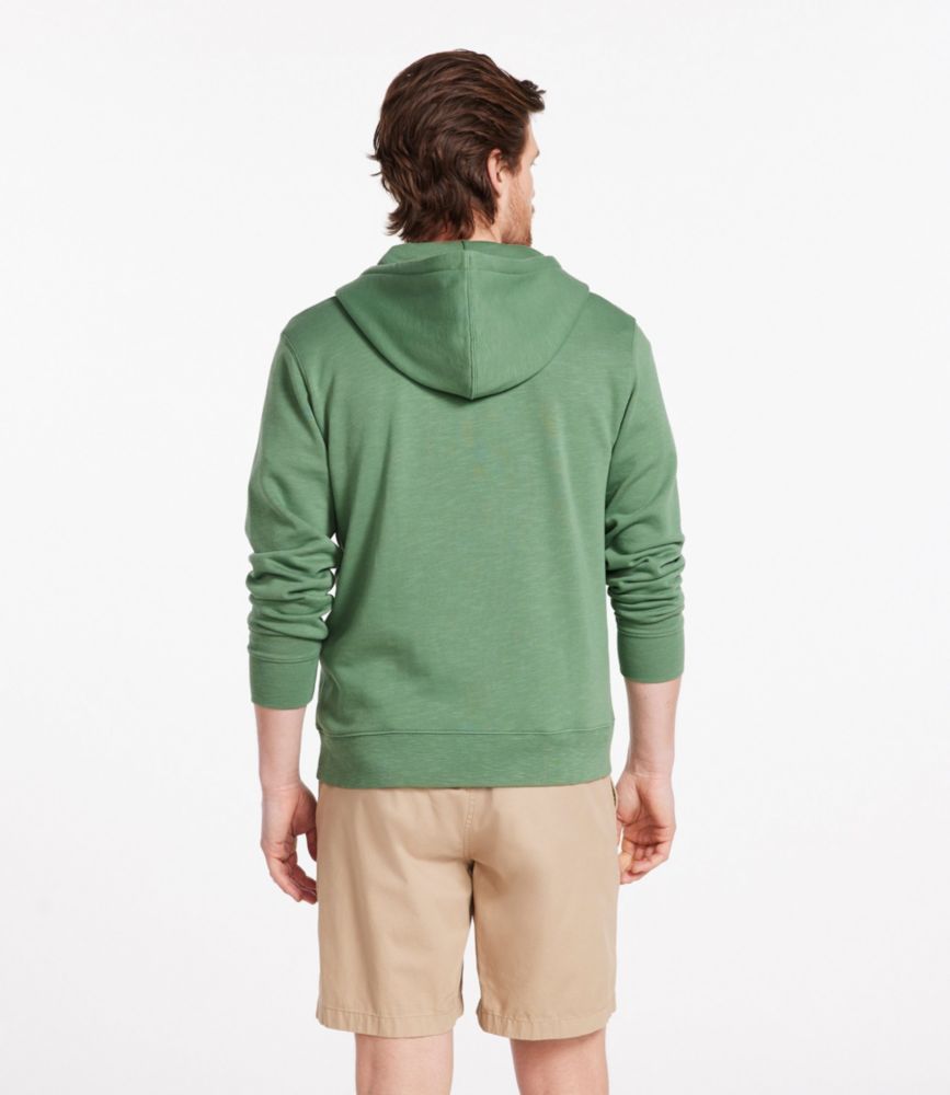 Young La Sleeveless Hoodie Mens Size Small Active Sweatshirt Cotton Green