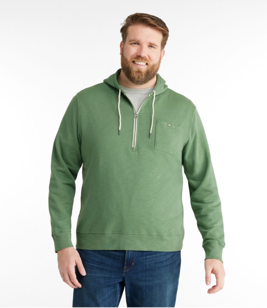 Men's Lakewashed Cotton Hoodie, Light Everglade, small image number 4