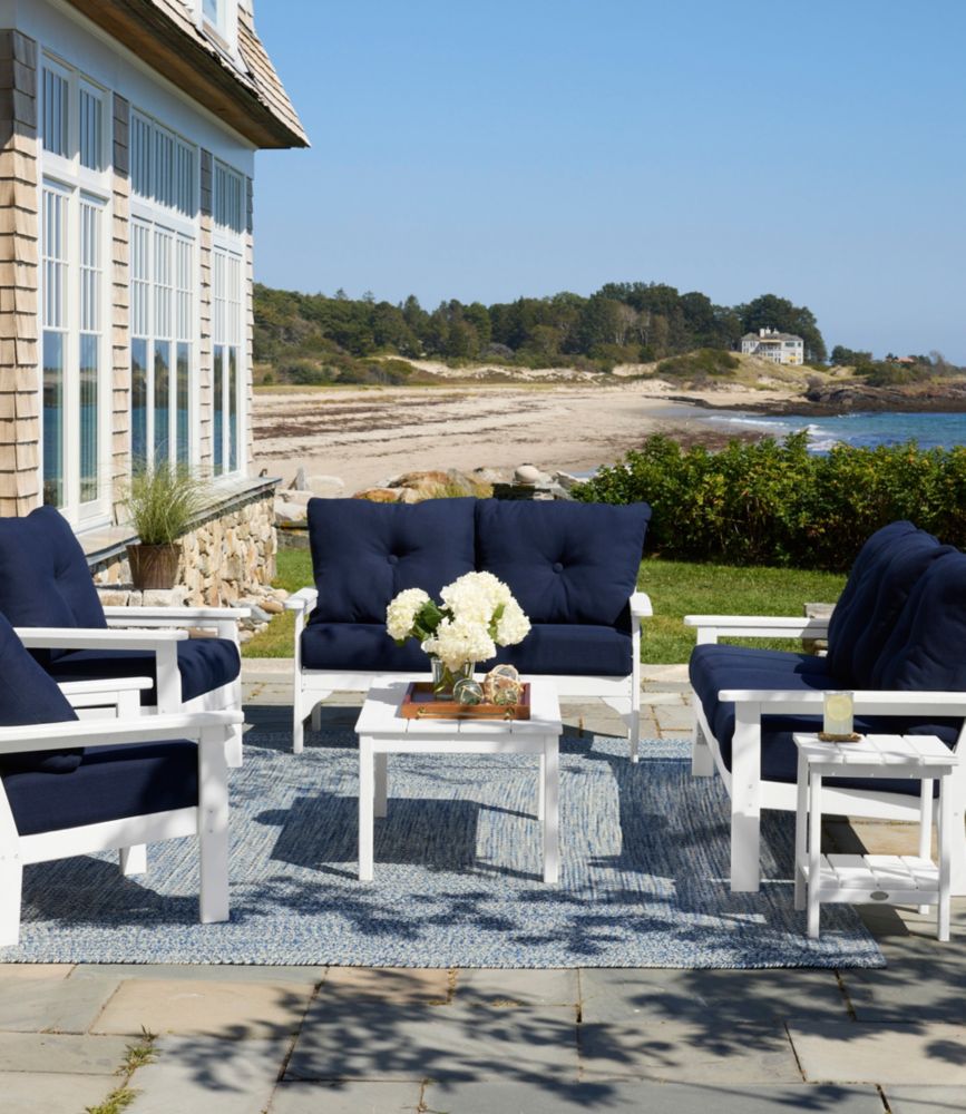 All-Weather Patio Sofa with Textured Cushions